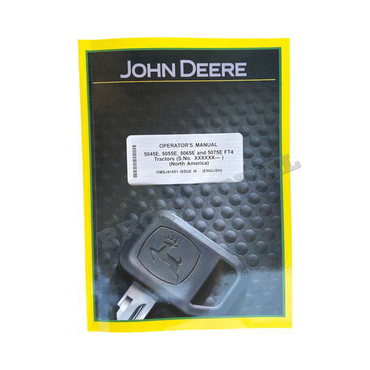 JOHN DEERE 5045E 5065E 5055E 5075E TRACTOR OPERATORS MANUAL