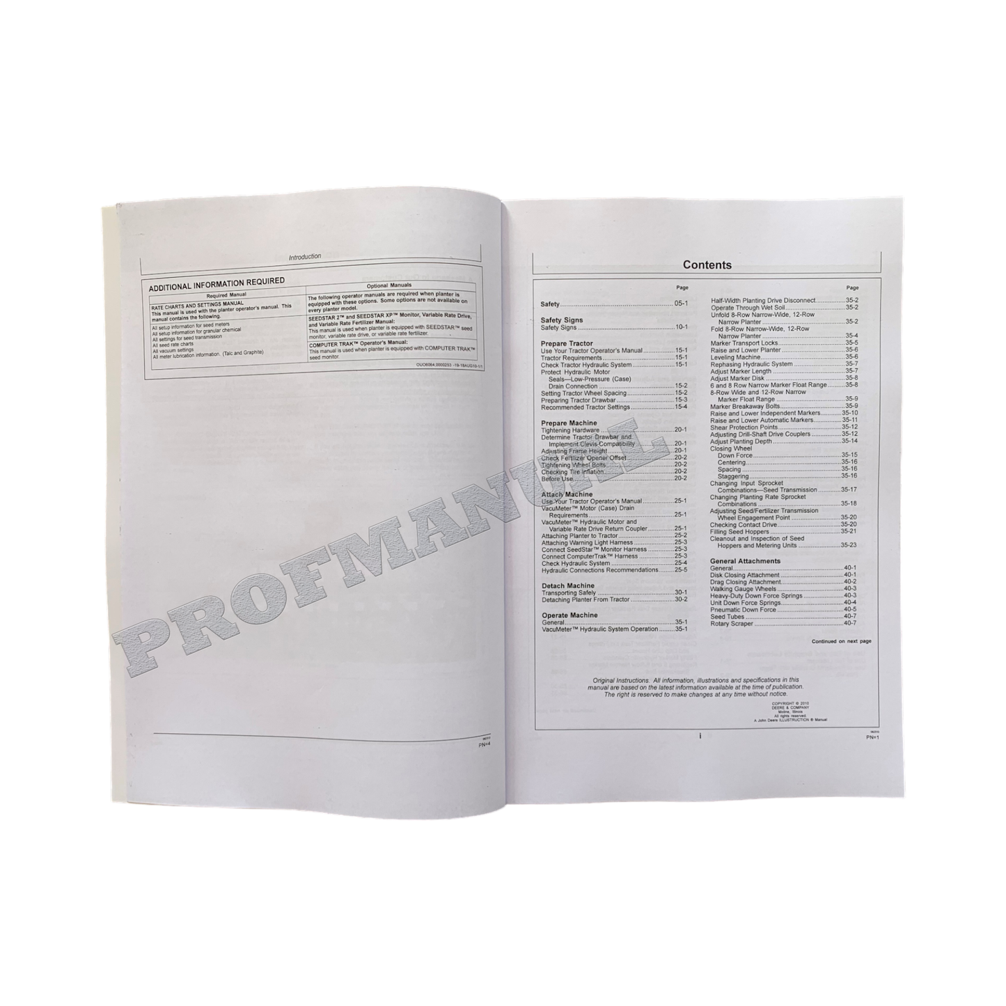 JOHN DEERE 1760 1760NT WINGFOLD PLANTER OPERATORS MANUAL #8