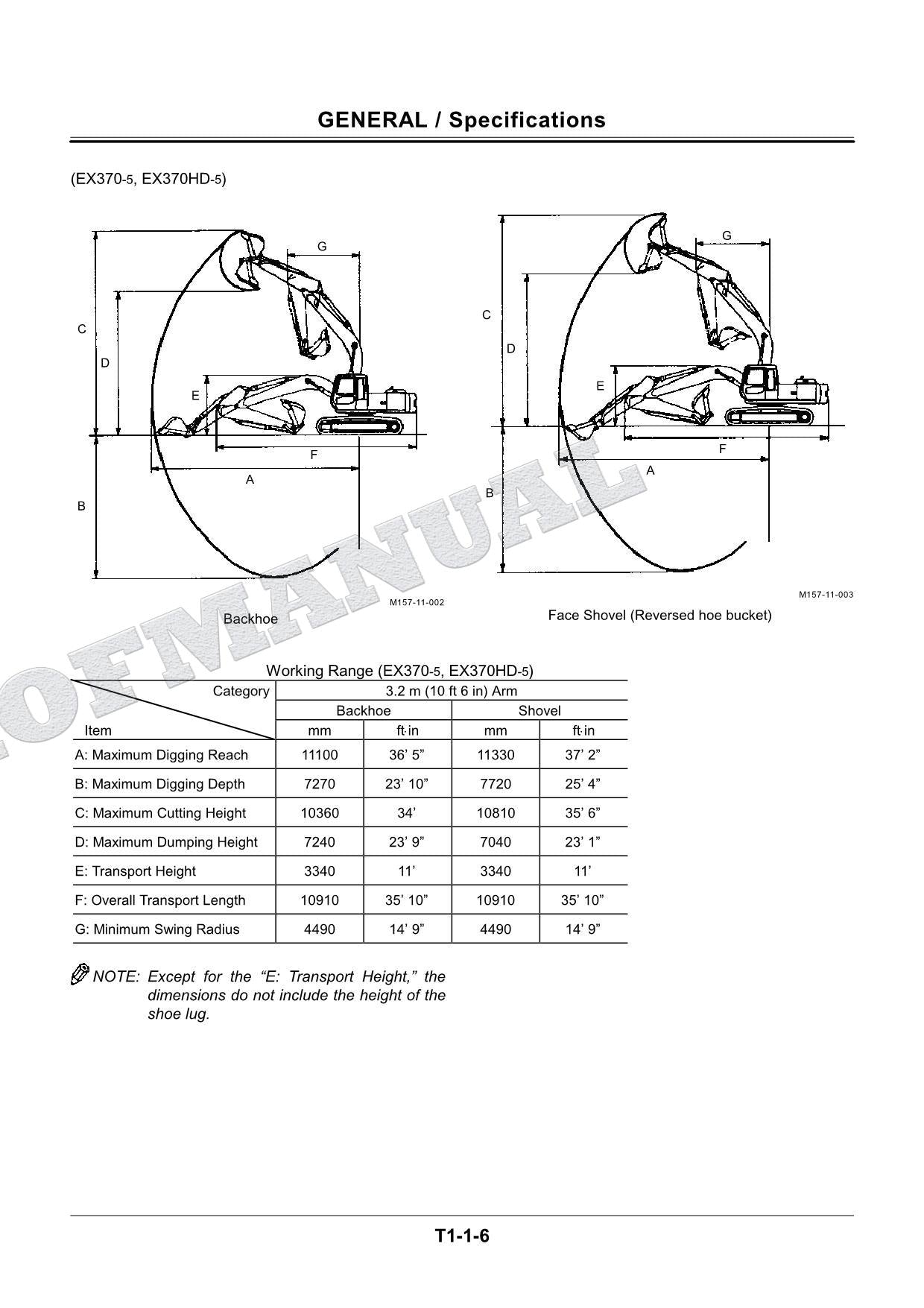 HITACHI EX300-5 EX300LC-5 EX330LC-5 EXCAVATOR Service manual Operat Principle