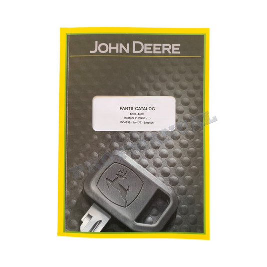 JOHN DEERE 4230  4430 TRACTOR PARTS CATALOG MANUAL