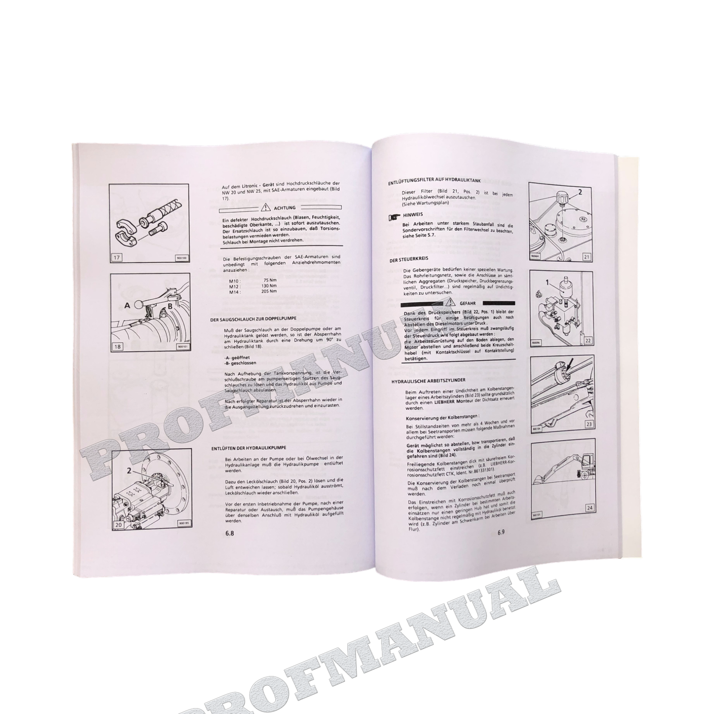 Liebherr A900 Litronic Hydraulikbagger Manuel d'instructions série 595/4001