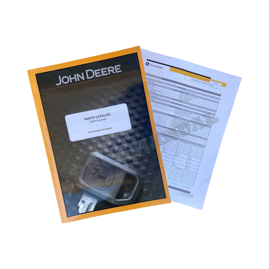 CATALOGUE DE PIÈCES DÉTACHÉES POUR EXCAVATRICE JOHN DEERE 35ZTS + !BONUS!