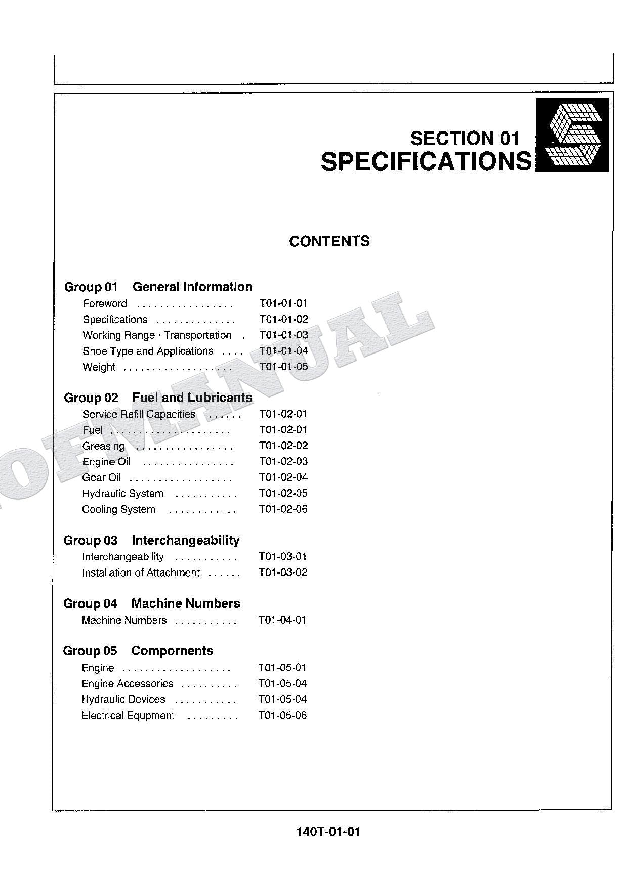 HITACHI EX300-3C EXCAVATOR Service manual Operational Principle