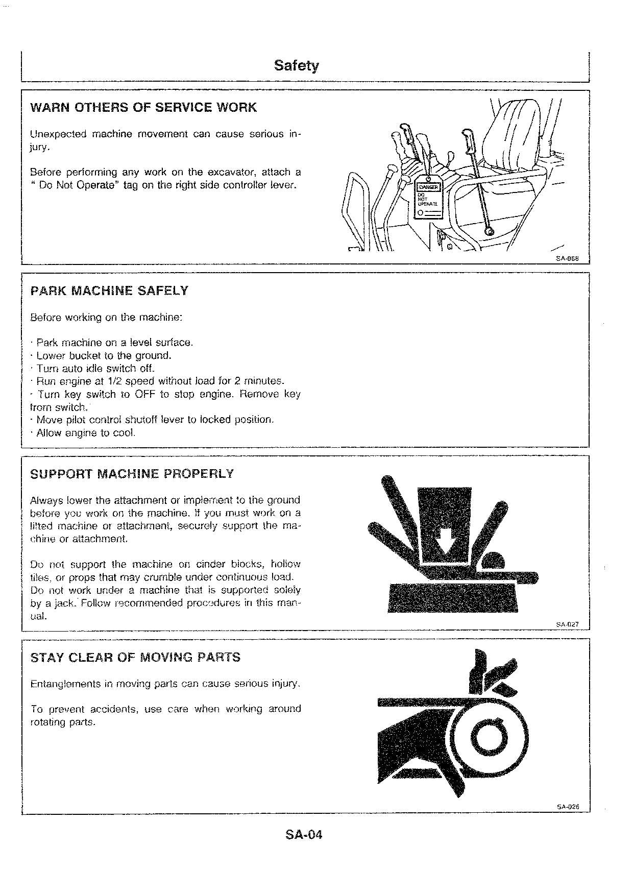 Hitachi EX25 EX35 EX40 Excavator Workshop Repair Service manual