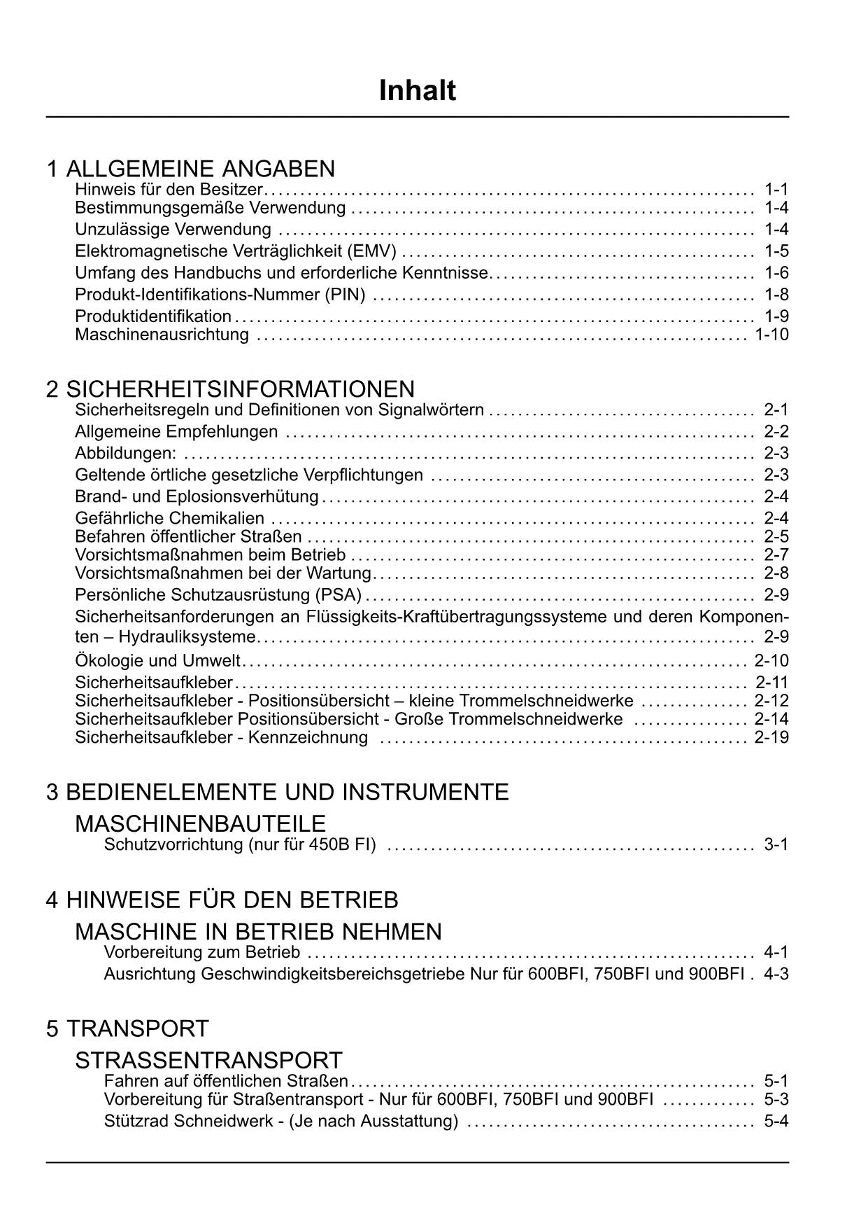 New Holland 750BFI 750SFI 900BFI 900SFI Schneidwerk Manuel d'instructions