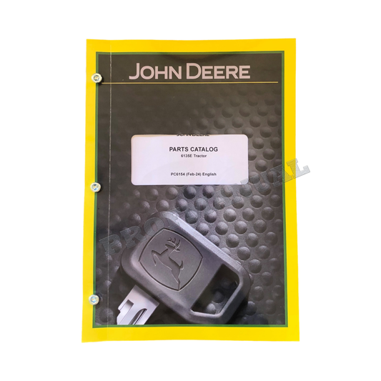 JOHN DEERE 6135E TRACTOR PARTS CATALOG MANUAL