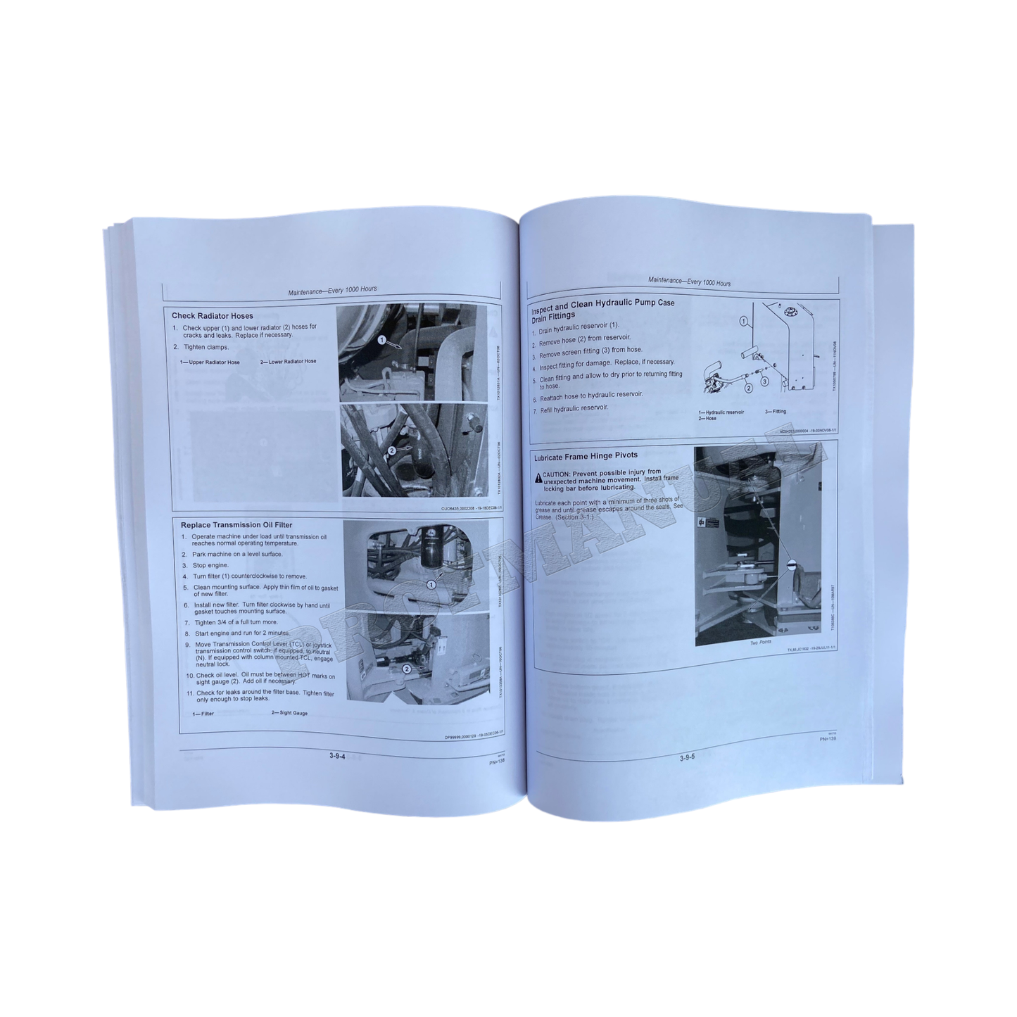 JOHN DEERE 544J LOADER OPERATORS MANUAL + !BONUS!