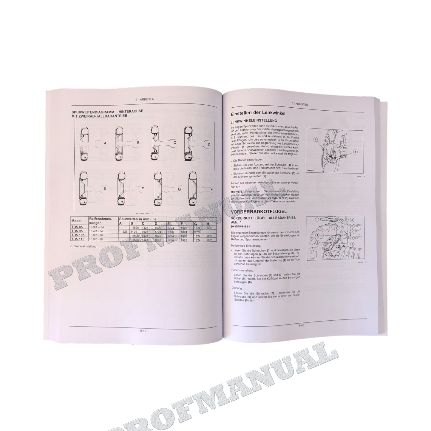 New Holland TD5.85 TD5.95 TD5.105 TD5.115 manuel d'instructions pour tracteur