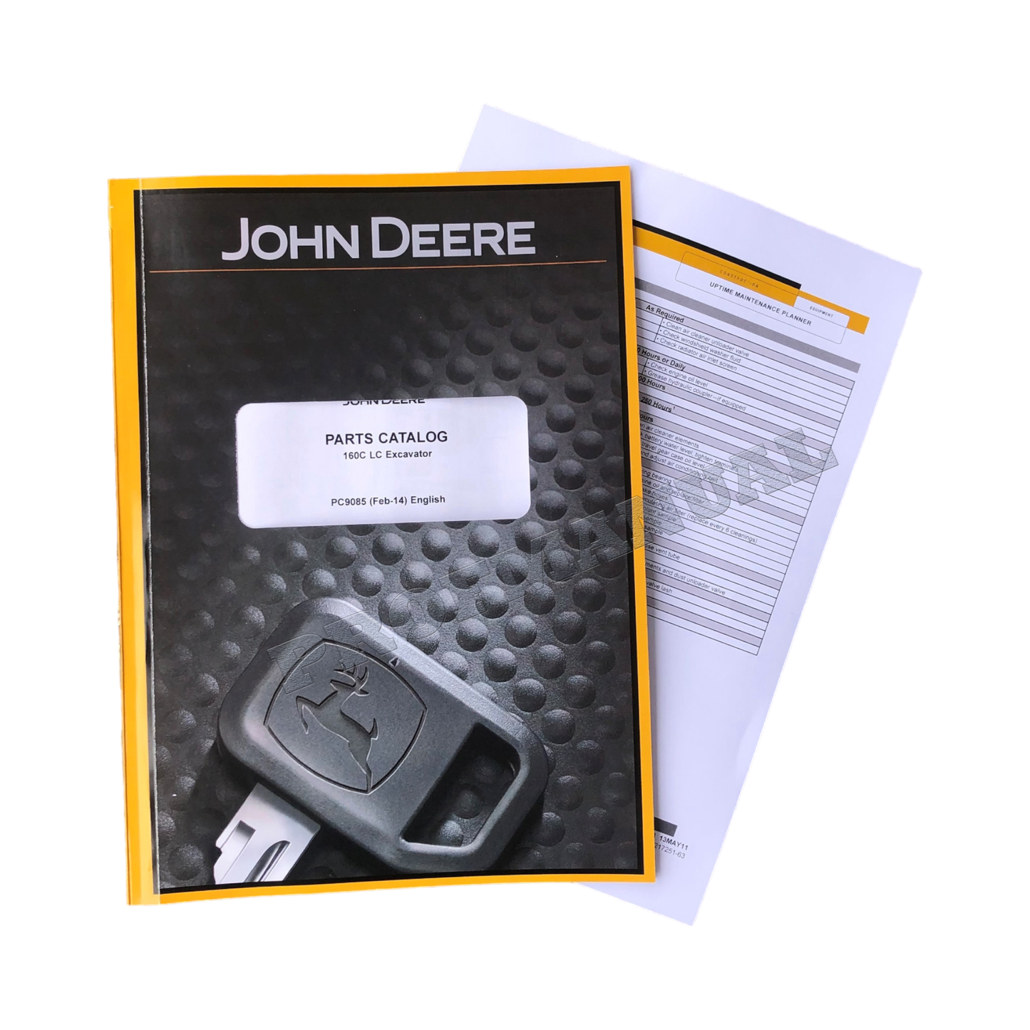 CATALOGUE DE PIÈCES DÉTACHÉES POUR EXCAVATRICE JOHN DEERE 160CLC + !BONUS!