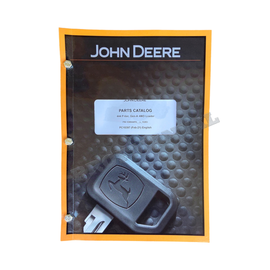 JOHN DEERE 444 P-TIER LOADER PARTS CATALOG MANUAL