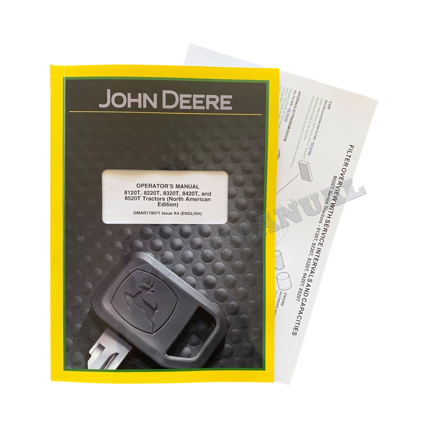 JOHN DEERE 8320T 8420T 8520T 8120T 8220T TRACTOR OPERATORS MANUAL + !BONUS!