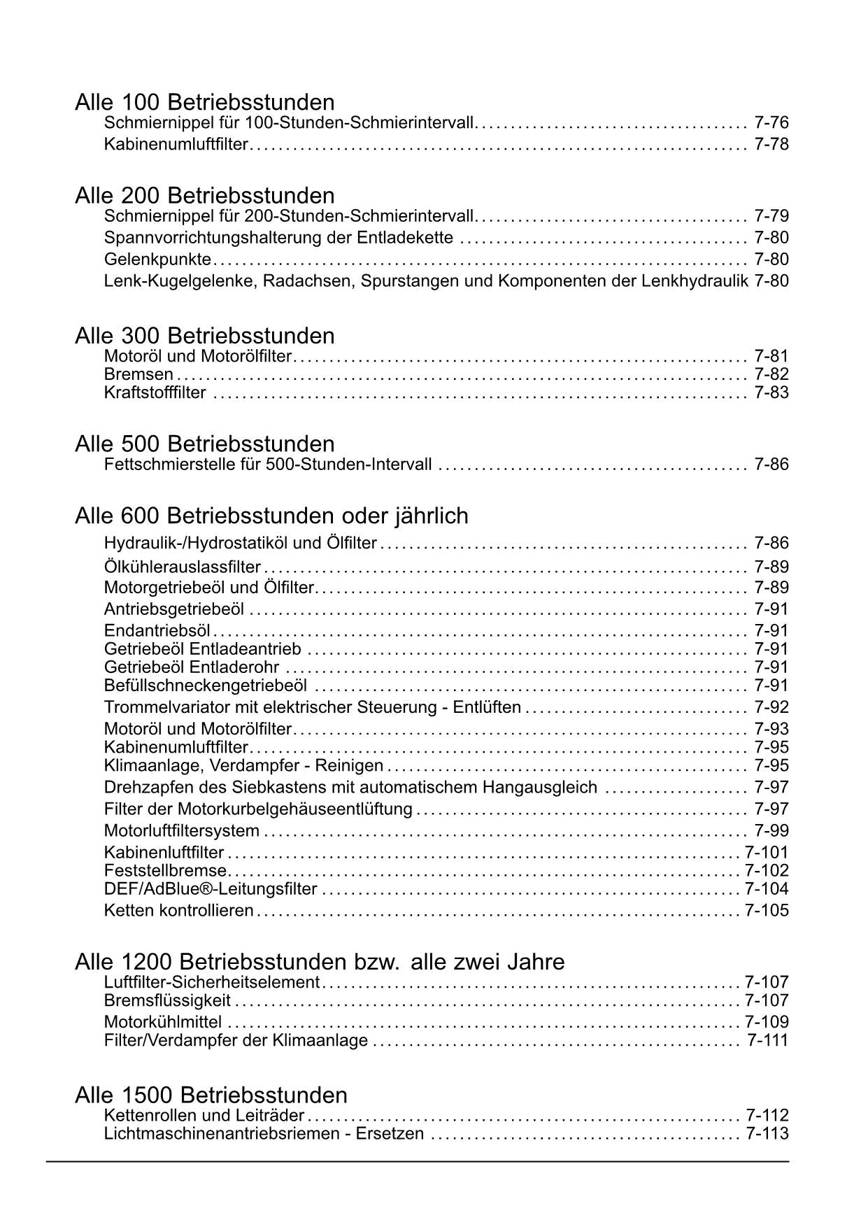 New Holland CX8 90 Mähdrescher Betriebsanleitung Ab 1978