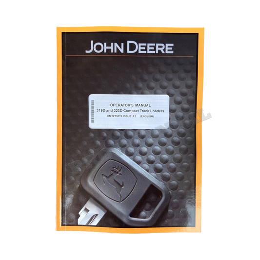 MANUEL D'UTILISATION DE LA CHARGEUSE COMPACTE JOHN DEERE 319D 323D