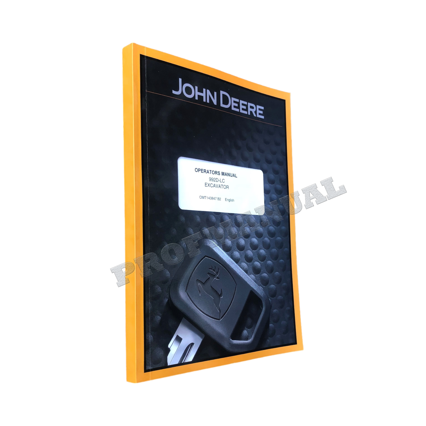 JOHN DEERE 992DLC EXCAVATOR OPERATORS MANUAL