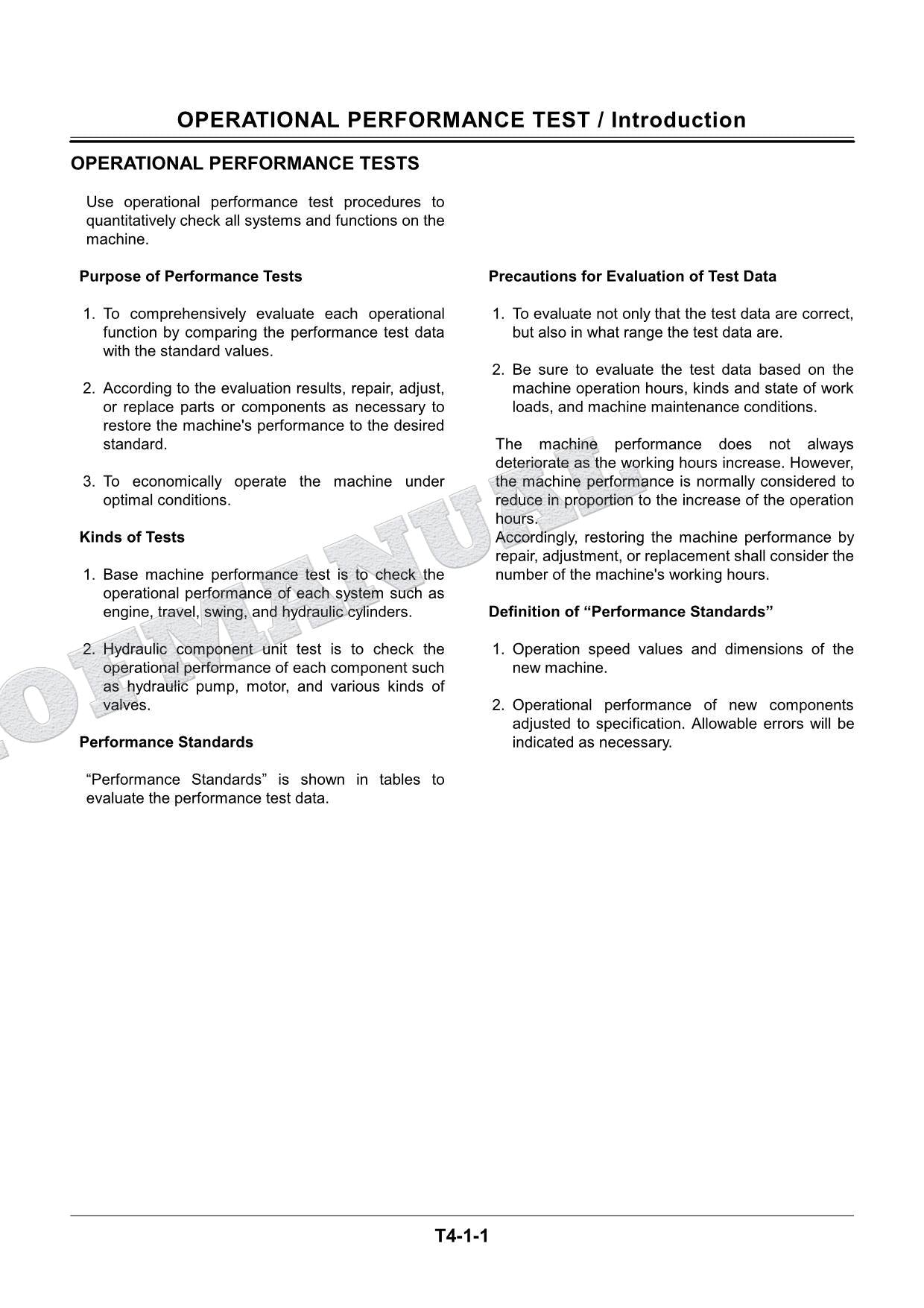 HITACHI EX300-5 EX300LC-5 EX330LC-5 Excavator Service manual Troubleshooting