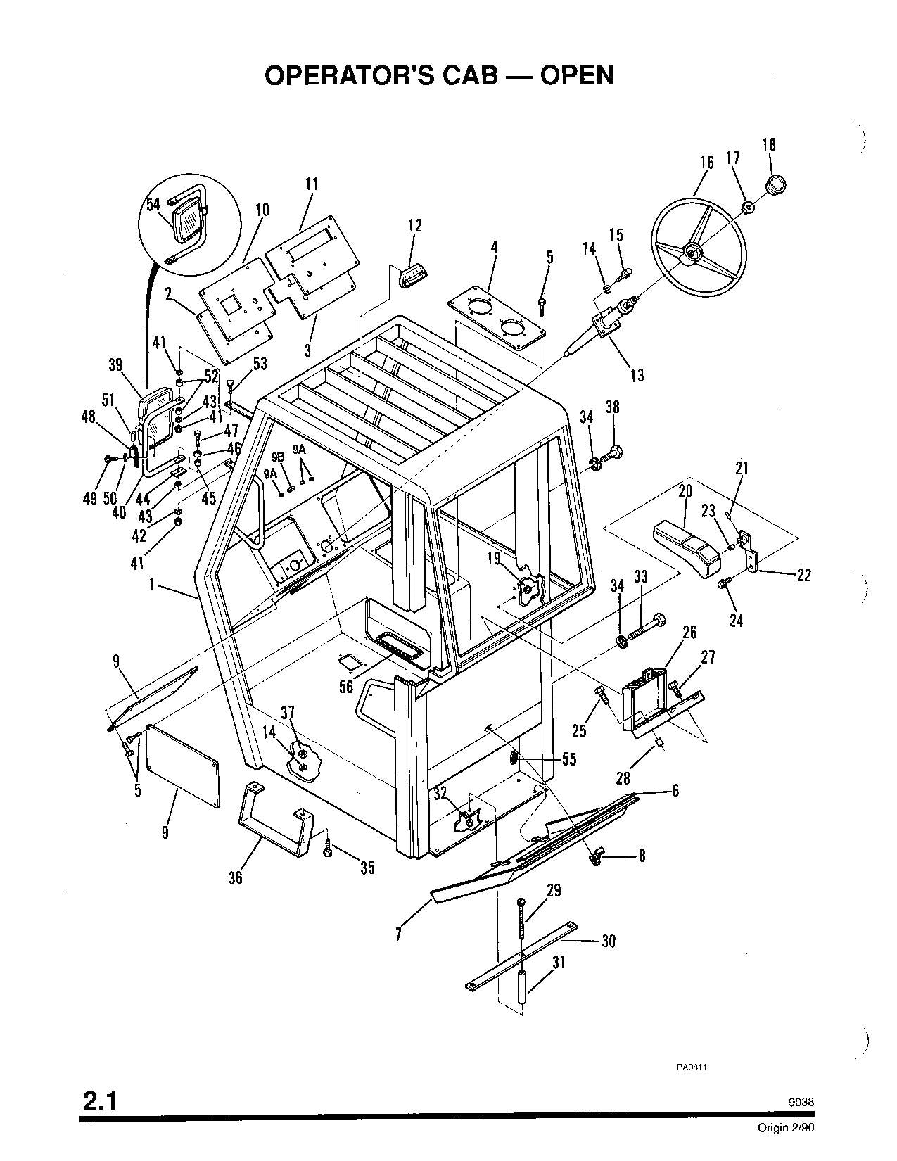 SKYTRAK 9038 Telehandler Parts Catalog Manual