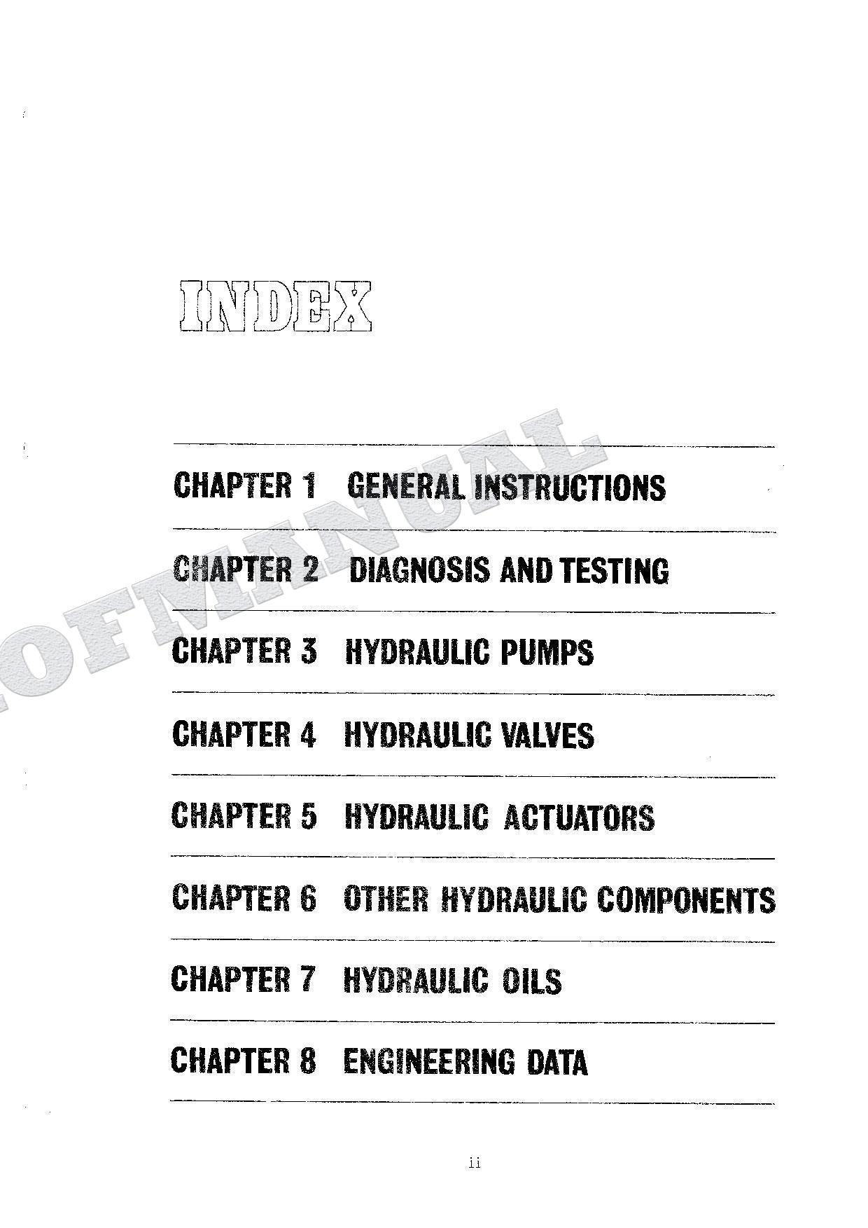 HITACHI HYDRAULIC EXCAVATOR SYSTEM Service manual