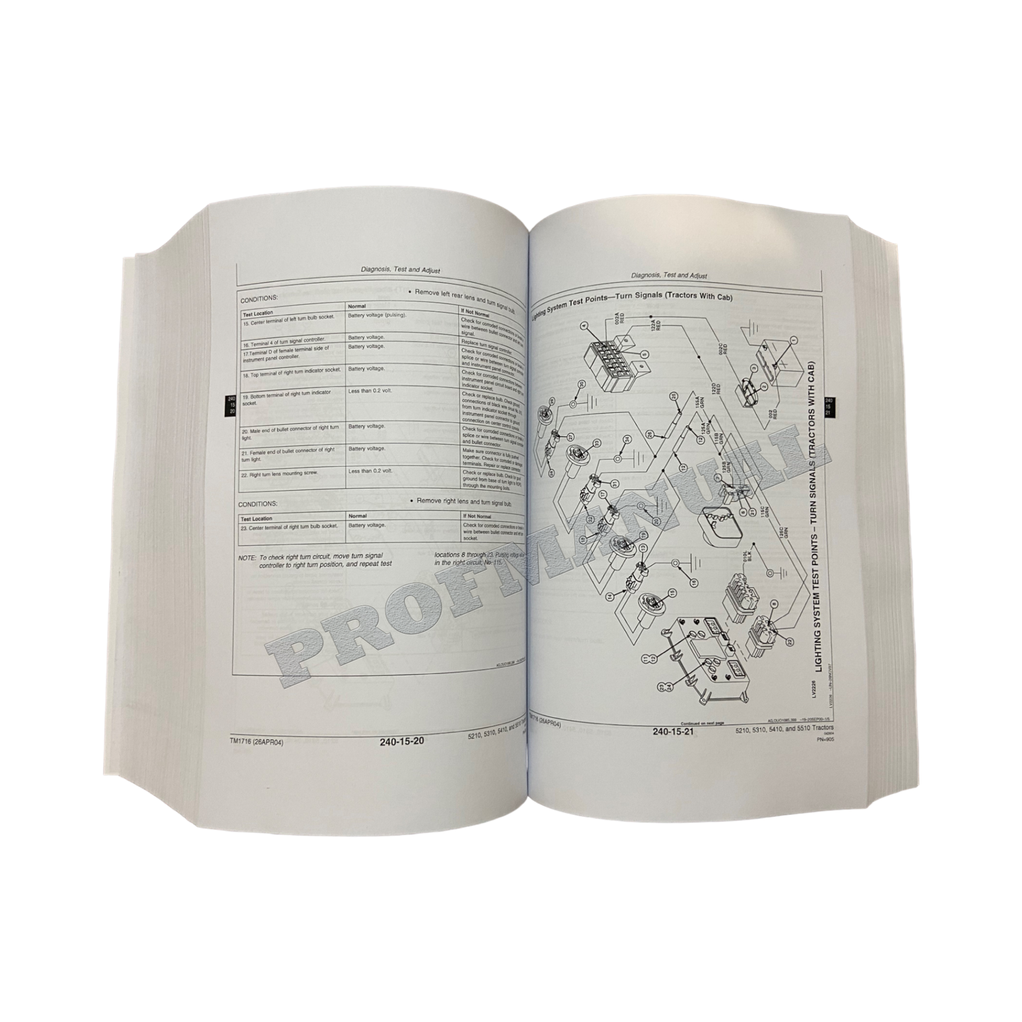 JOHN DEERE 5210 5310 5410 5510 TRACTOR SERVICE MANUAL + !BONUS!