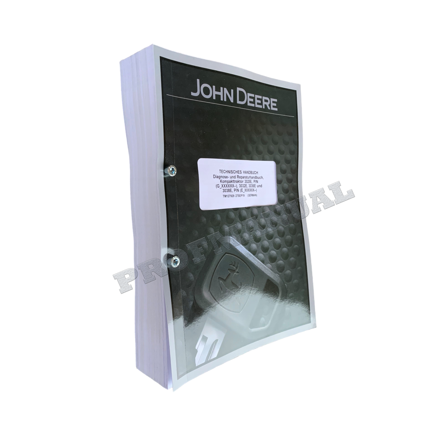 JOHN DEERE 3038E 3032E 3036E 3038E KOMPAKTTRAKTOR DIAGNOSE REPARATURHANDBUCH