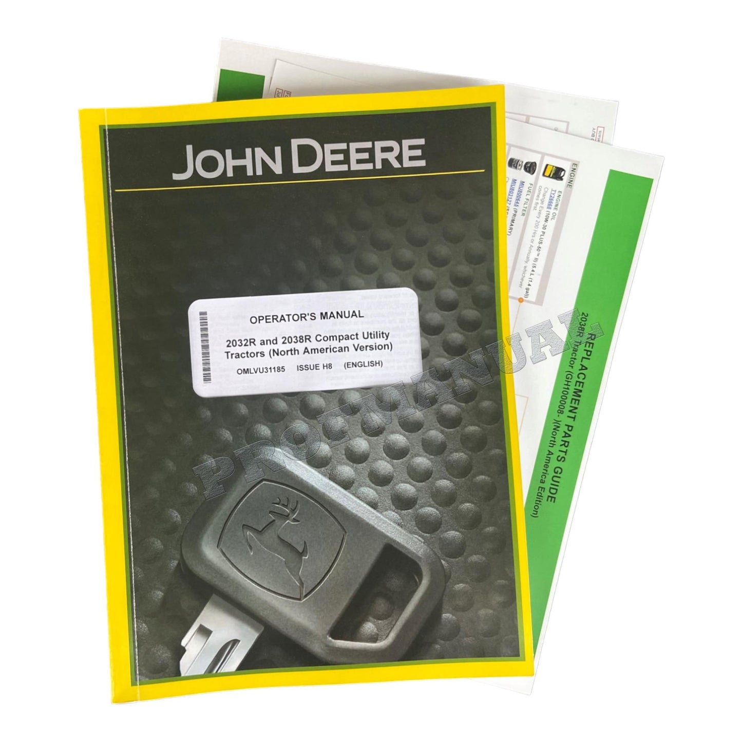 JOHN DEERE 2032R 2038R TRACTOR OPERATORS MANUAL + !BONUS!