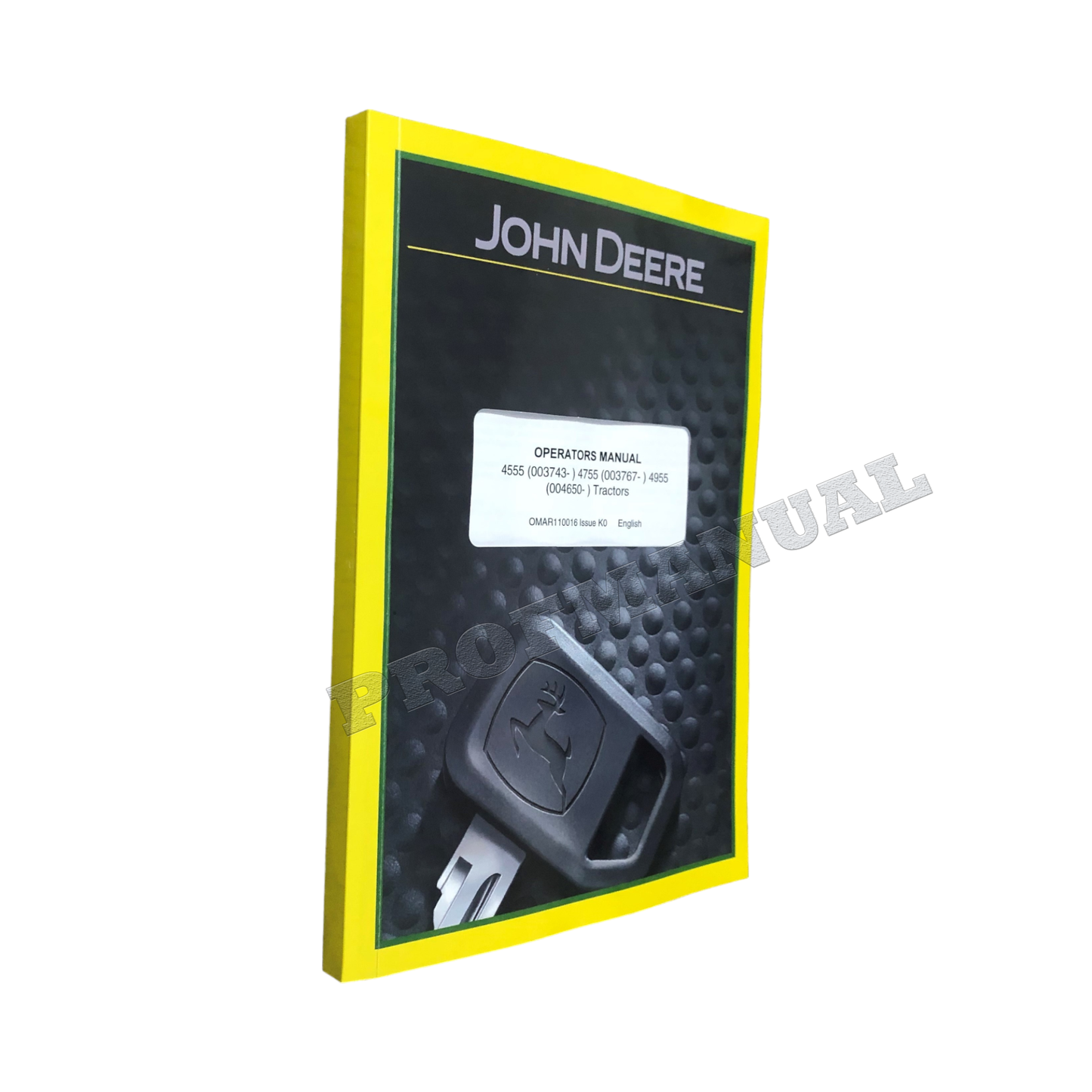 JOHN DEERE 4555 4755 4955 TRAKTOR-BETRIEBSHANDBUCH Nr. 2