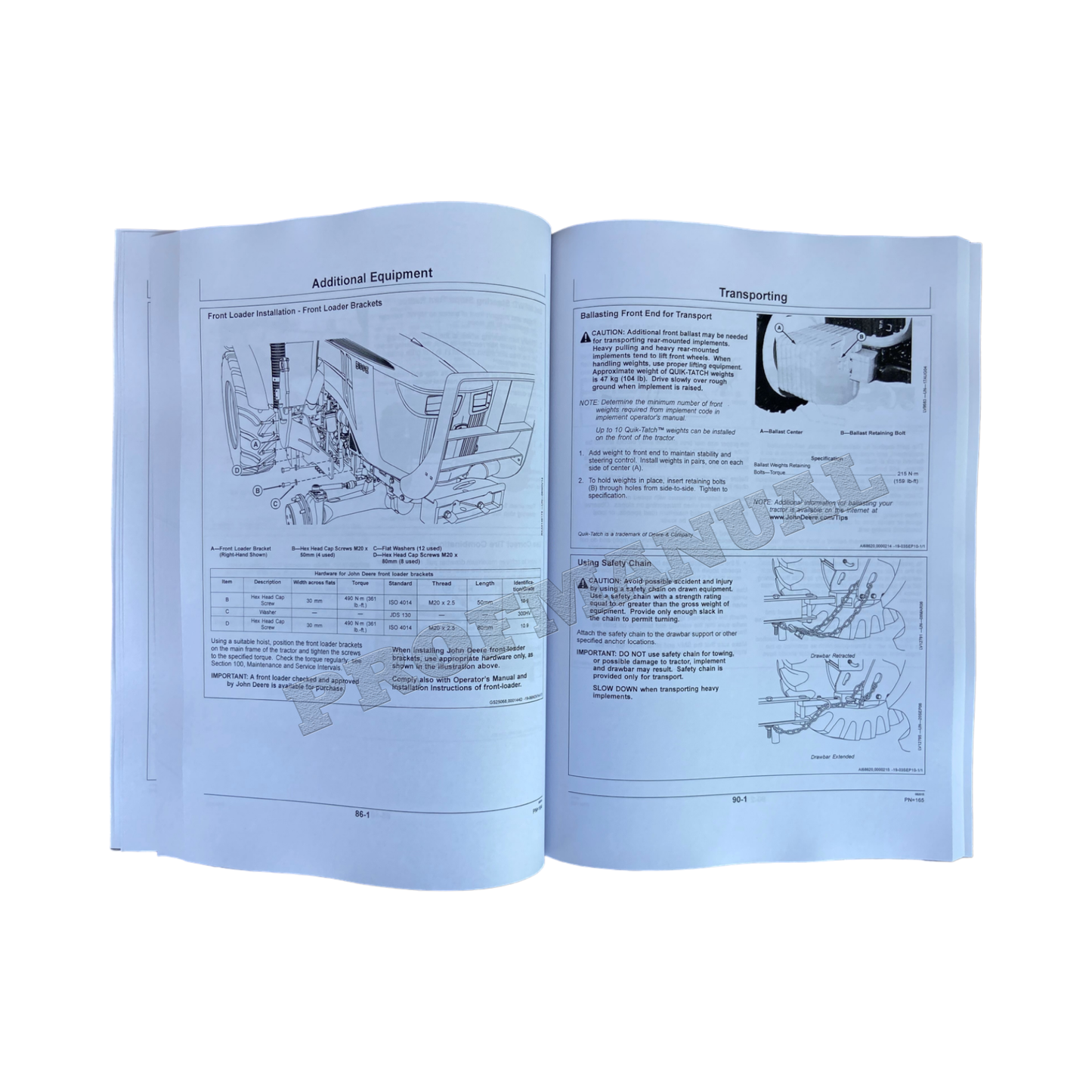 JOHN DEERE 5085E 5100E TRACTOR OPERATORS MANUAL APR2015  +BONUS