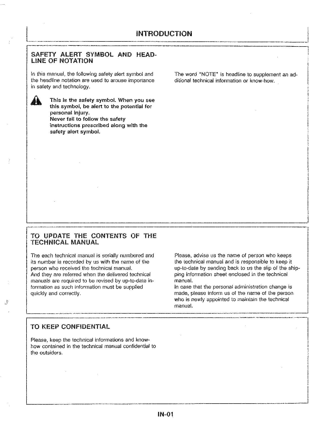 Hitachi EX25 EX35 EX40 Excavator Workshop Repair Service manual