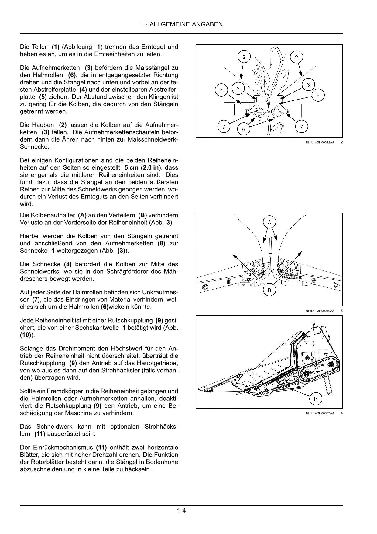 New Holland 980CR06 980CR08 980CR12 Schneidwerk Manuel d'instructions