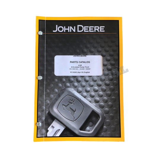 JOHN DEERE 410E DUMP TRUCK PARTS CATALOG MANUAL #2