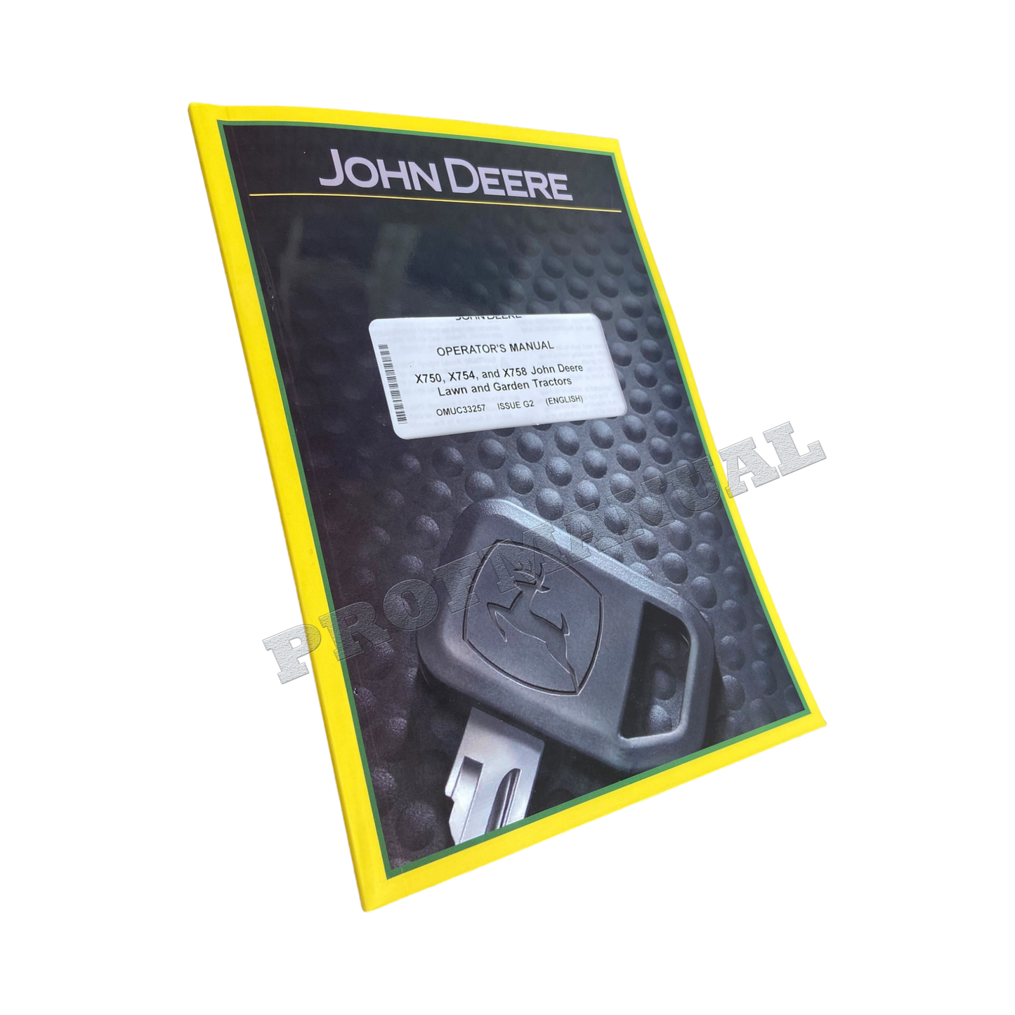 JOHN DEERE X750 X754 X758 TRACTOR OPERATORS MANUAL SER 110001-