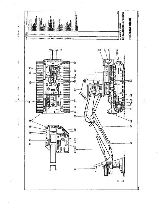 JOHN DEERE 2618 2628 TRACKED FELLER BUNCHER SERVICE MANUAL s-n CI9154-CE9028