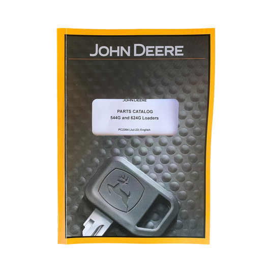 JOHN DEERE 544G 624G 544GTC 544GLL LOADER PARTS CATALOG MANUAL