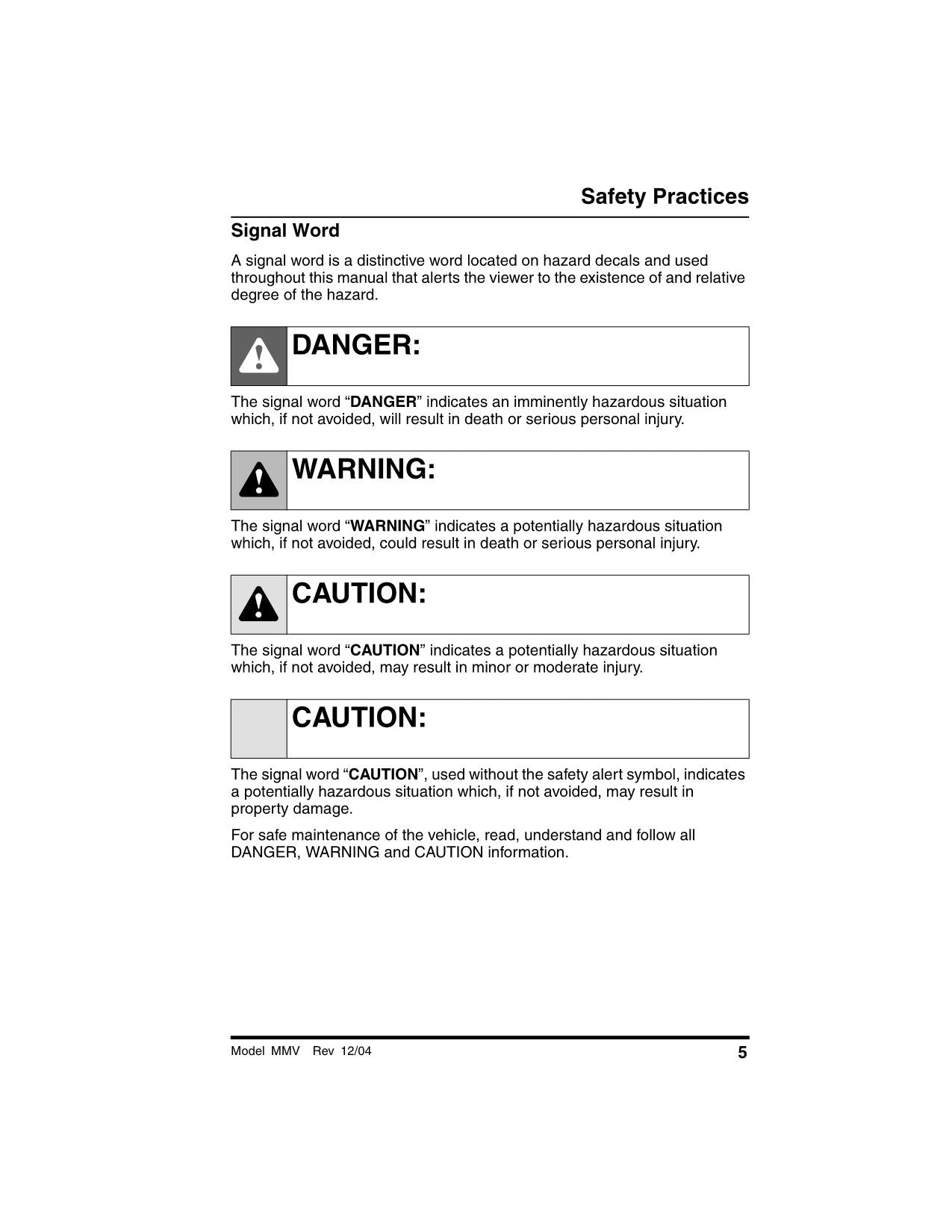 SKYTRAK MMV Telehandler Maintenance Operation Operators Manual 8990439