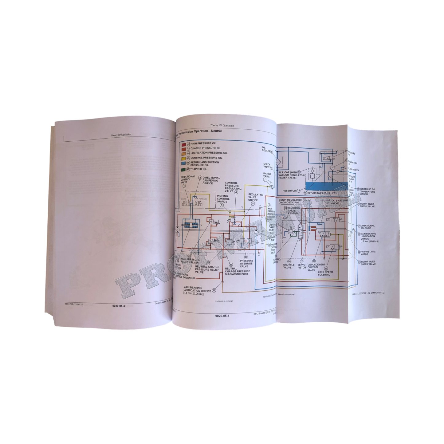 JOHN DEERE 344J LOADER OPERATION TEST SERVICE TECHNICAL MANUAL TM11218 +BONUS!