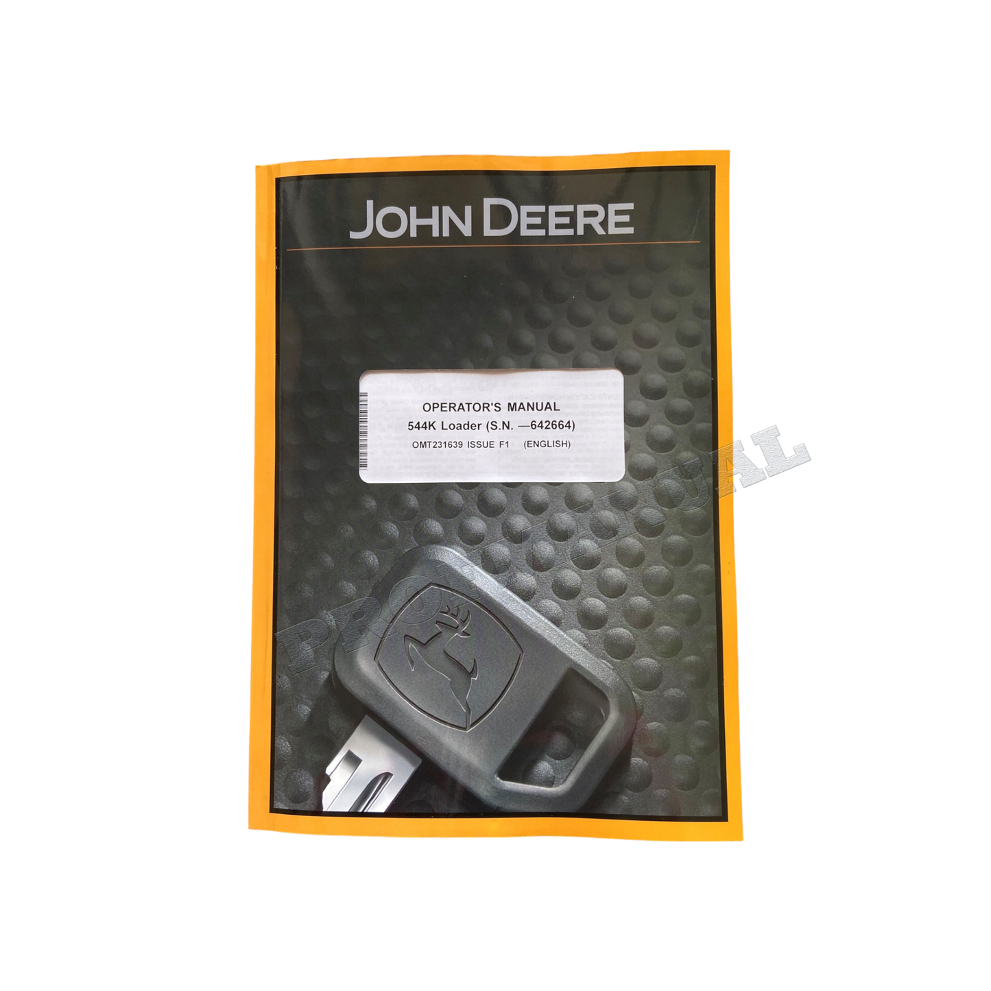 BEDIENUNGSANLEITUNG FÜR JOHN DEERE 544K LADER !BONUS! 