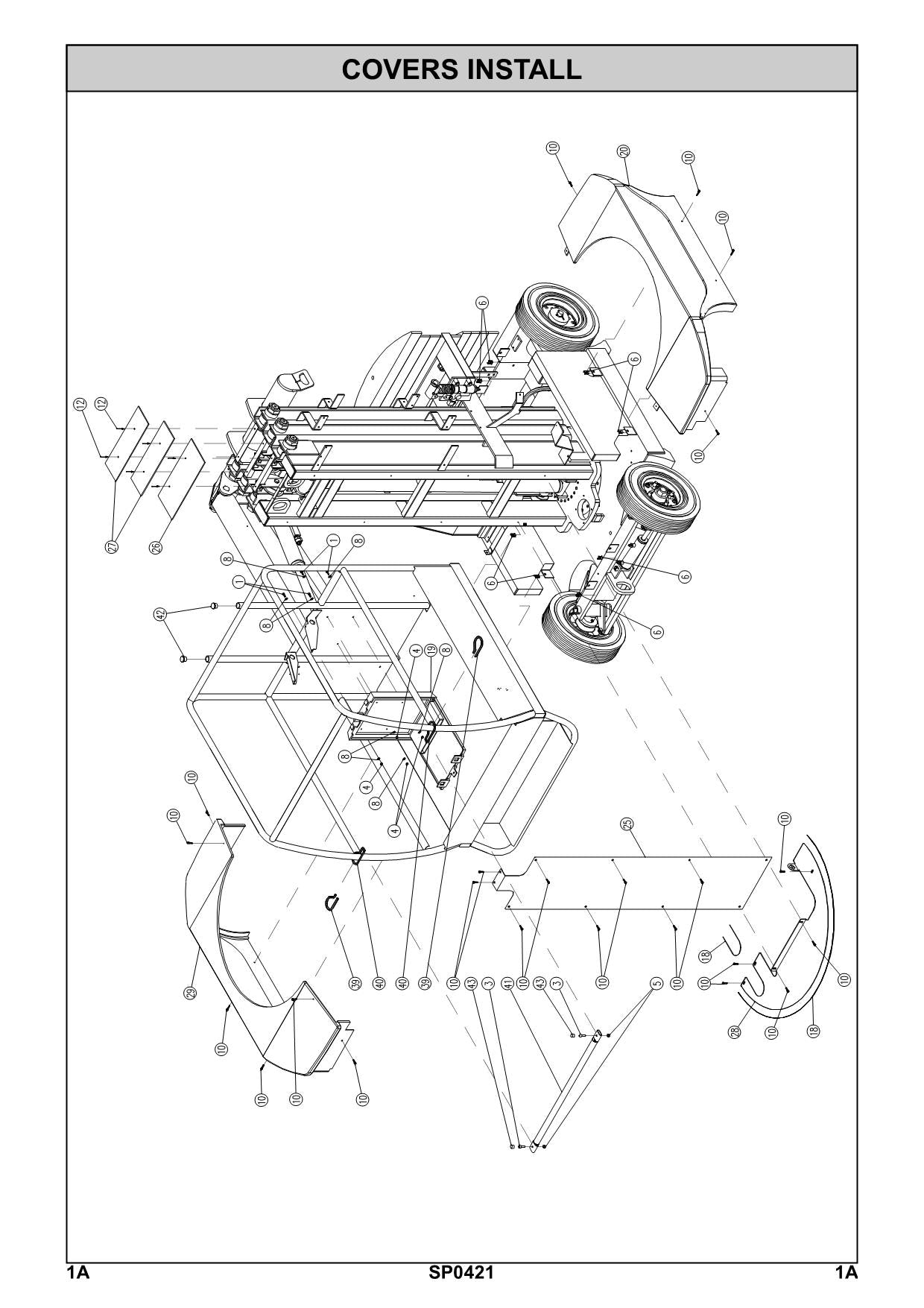 TOUCAN V2039E Vertical Lift Parts Catalog Manual