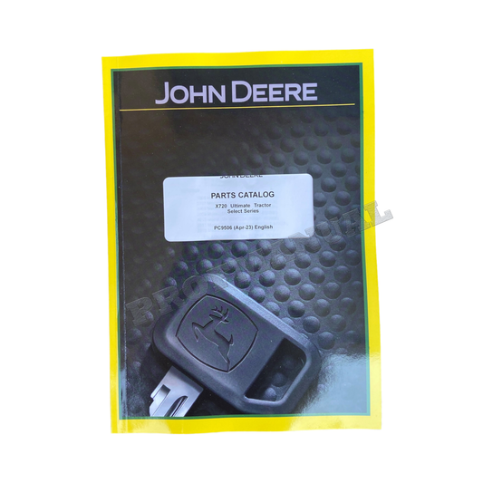 JOHN DEERE X720 TRACTOR PARTS CATALOG MANUAL