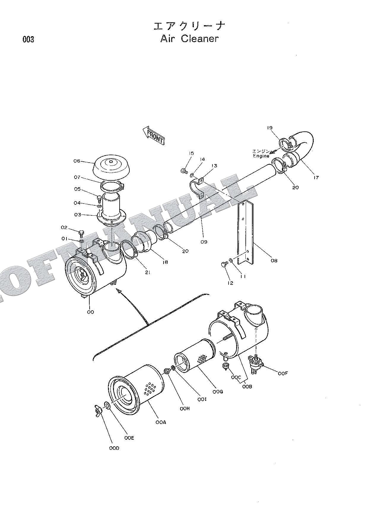 HITACHI EX120 ADDENDUM SWEDEN NORWAY FINLAND Excavator Parts Catalog Manual