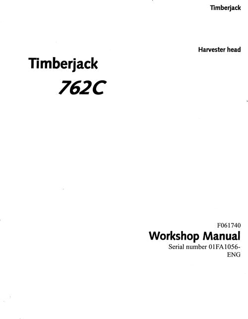 JOHN DEERE 762C ERNTEKOPF SERVICE-REPARATURHANDBUCH SN 01FA1056-