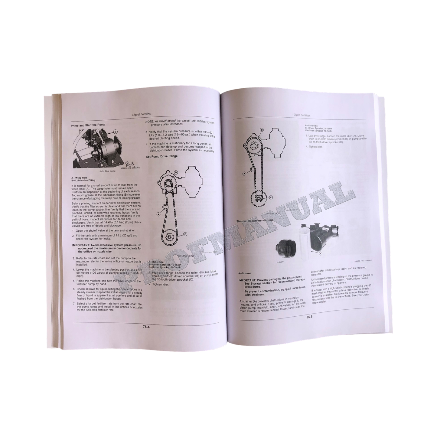 JOHN DEERE 1745 PLANTER OPERATORS MANUAL