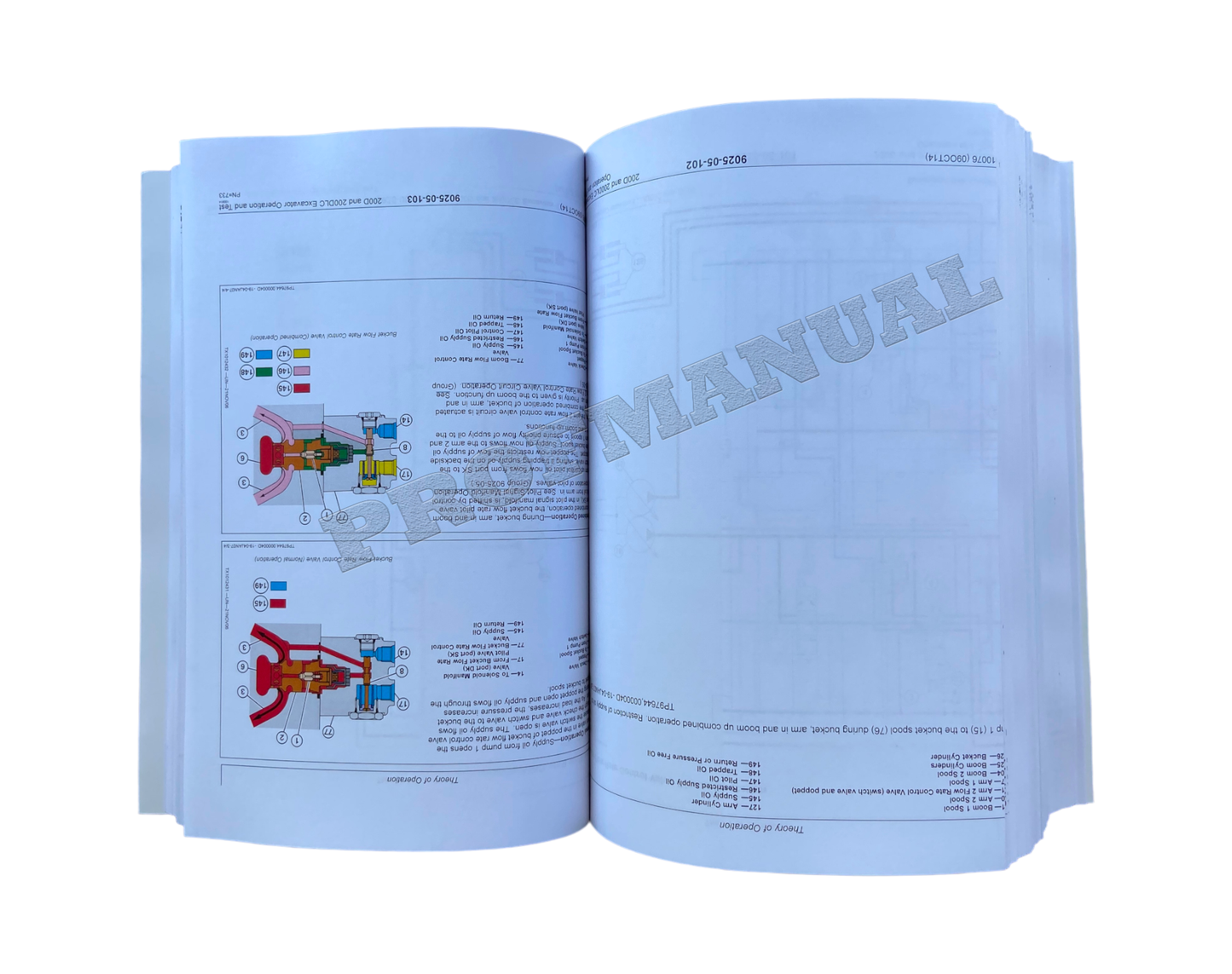 DIAGNOSETEST-SERVICEHANDBUCH FÜR JOHN DEERE 200D DLC-BAGGER + !BONUS! 