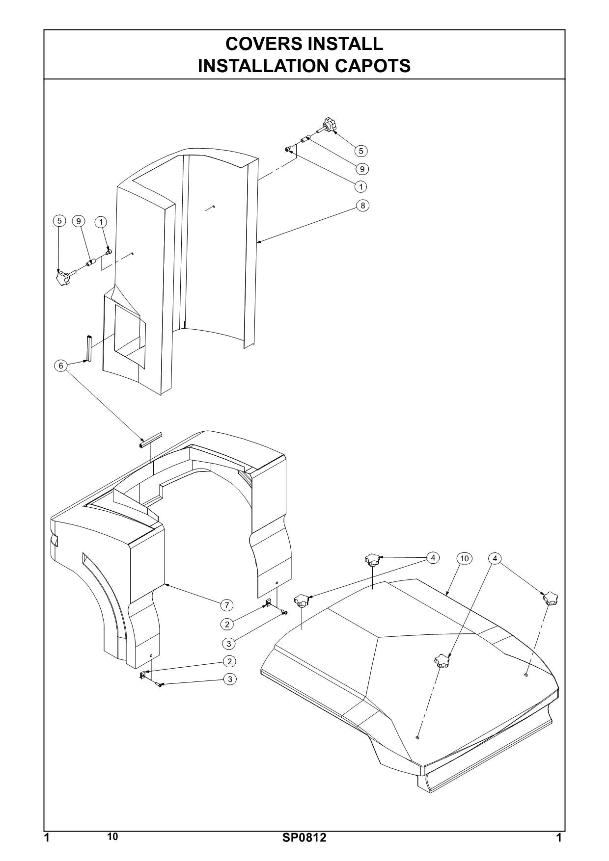 TOUCAN Duo Vertical Lift Parts Catalog Manual S.N. 5302-5311 MA032105