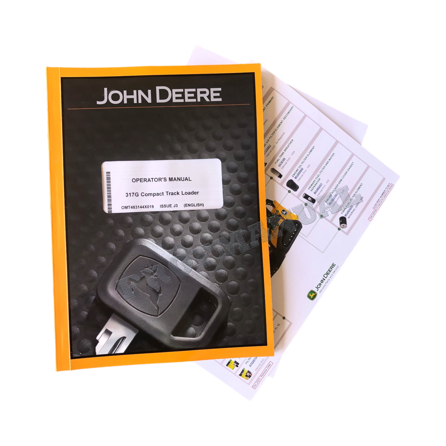 MANUEL D'UTILISATION DE LA CHARGEUSE COMPACTE JOHN DEERE 317G série J435000- + !BONUS!