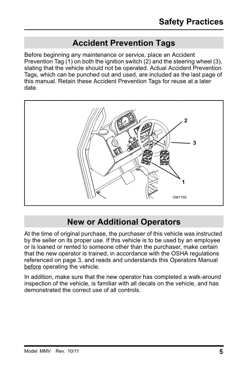 SKYTRAK MMV Telehandler Maintenance Operation Operators Manual 8990504