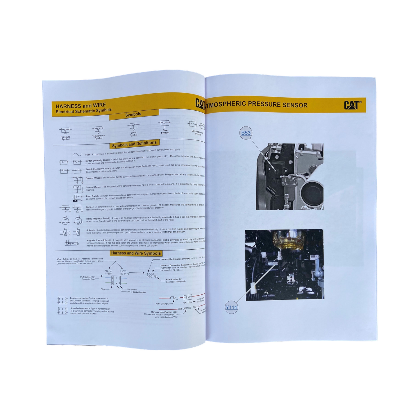 Schematische Darstellung des Hydrauliksystems für Lader Caterpillar 426F2, Wartungshandbuch M0100459