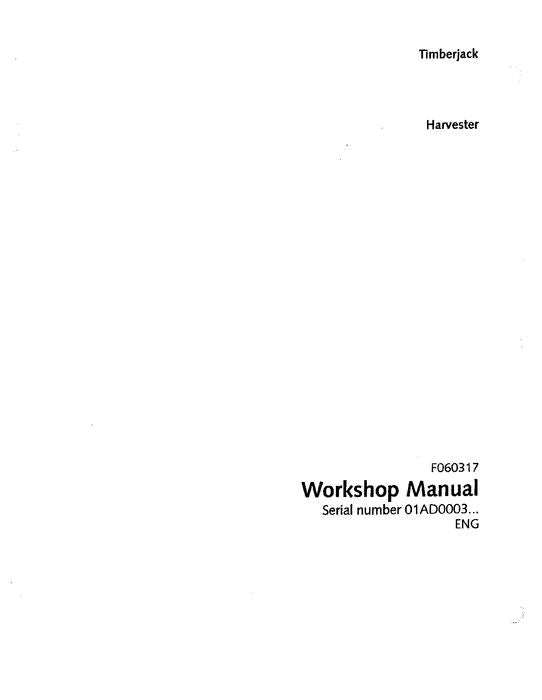 JOHN DEERE 1070 WHEELED HARVESTER SERVICE REPAIR MANUAL