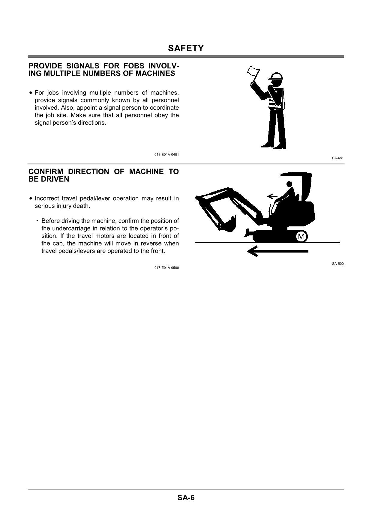 Hitachi EX40U EX50U Excavator Workshop Repair Service manual