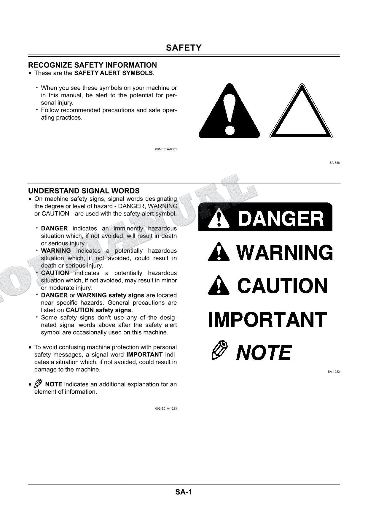 HITACHI ZX200LC-3 Anti-Personnel Land Mine Remover Service Manual