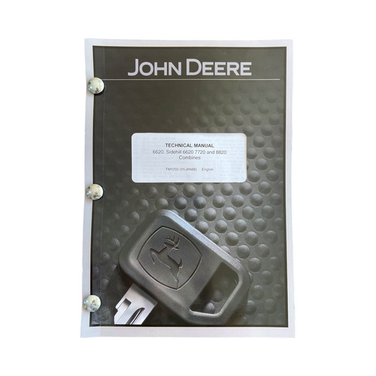 JOHN DEERE 6620 7720 7721 8820 COMBINE SERVICE MANUAL