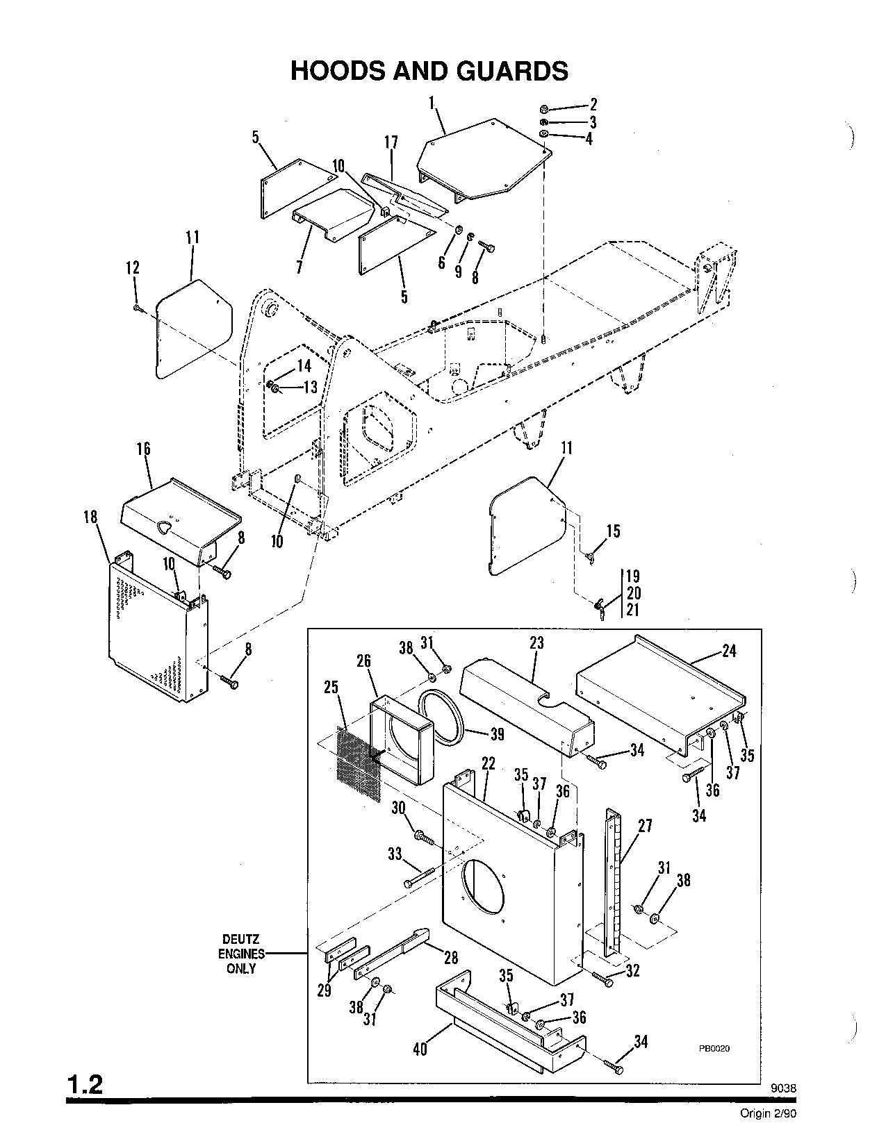 SKYTRAK 9038 Telehandler Parts Catalog Manual